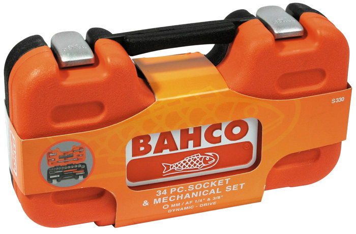 Bahco pipenøkkelsett 34 deler